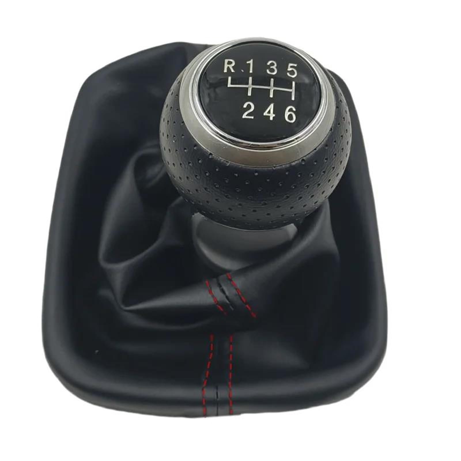 Schaltknauf Abdeckung Für A3 Für S3 Für 8P 2003-2013 6 Gang Schaltknauf Schalthebelmanschette Staubschutzhülle Getriebemanschette Schaltgriffe Rote Linie Auto Schalthebel(Type 2) von WANSONGHUI
