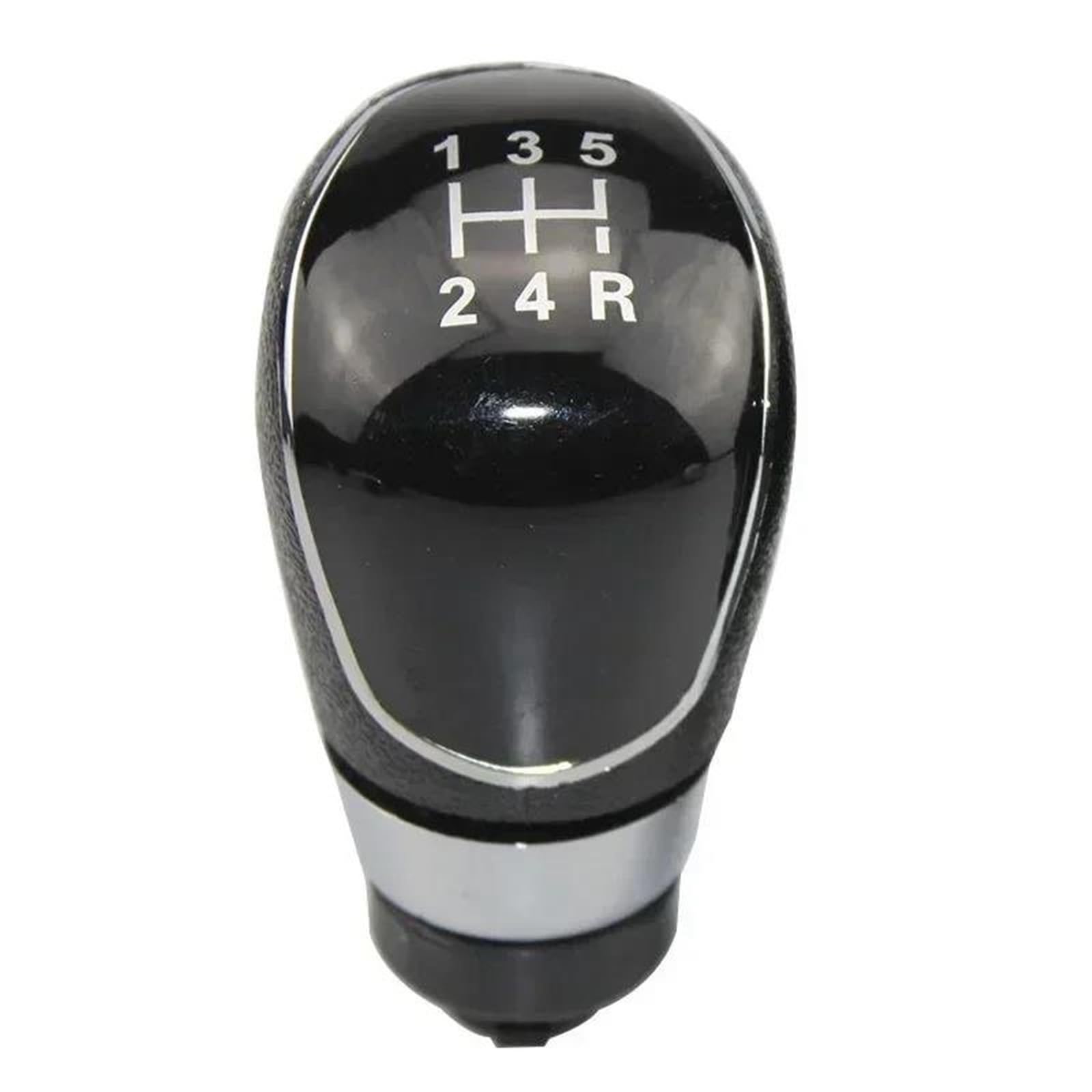 Schaltknauf Abdeckung Für Ford Für Mondeo MK4 Fiesta MK7 Galaxy MK3 Kuga 2008-2013 5/6 Geschwindigkeit Schaltknauf Stick Kopf Hebel Griff Auto Schalthebel(5 Speed Black) von WANSONGHUI