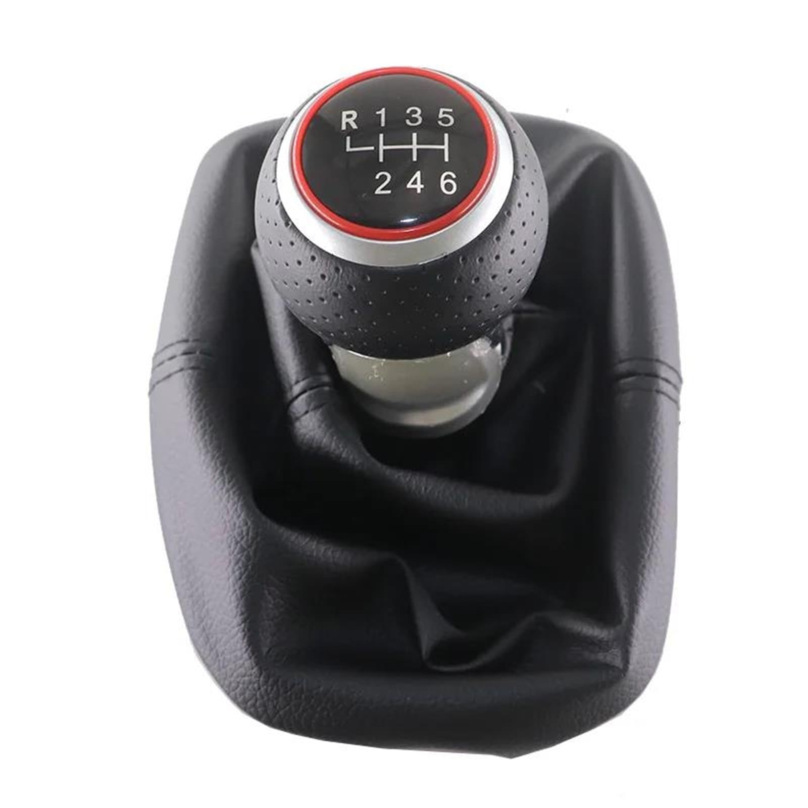 Schaltknauf Abdeckung Für VW Für Sharan 2 II MK2 (7M) 2001-2010 6 Geschwindigkeit Schaltknauf Boot Hebel Shifter Staub Jacke Getriebe Griffe Hebel Ändern Abdeckung Auto Schalthebel(6 Speed Type 5) von WANSONGHUI