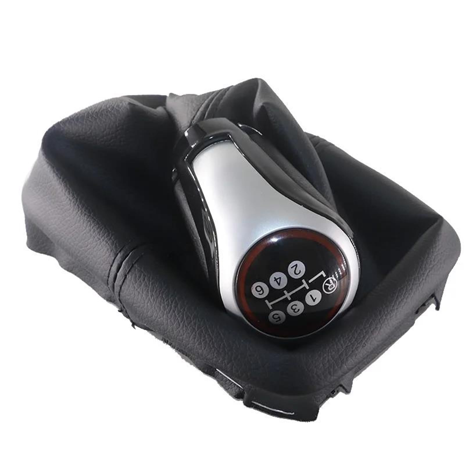 Schaltknauf Abdeckung Für VW Für Sharan 2 II MK2 (7M) 2001-2010 6 Geschwindigkeit Schaltknauf Boot Hebel Shifter Staub Jacke Getriebe Griffe Hebel Ändern Abdeckung Auto Schalthebel(6 Speed Type 6) von WANSONGHUI