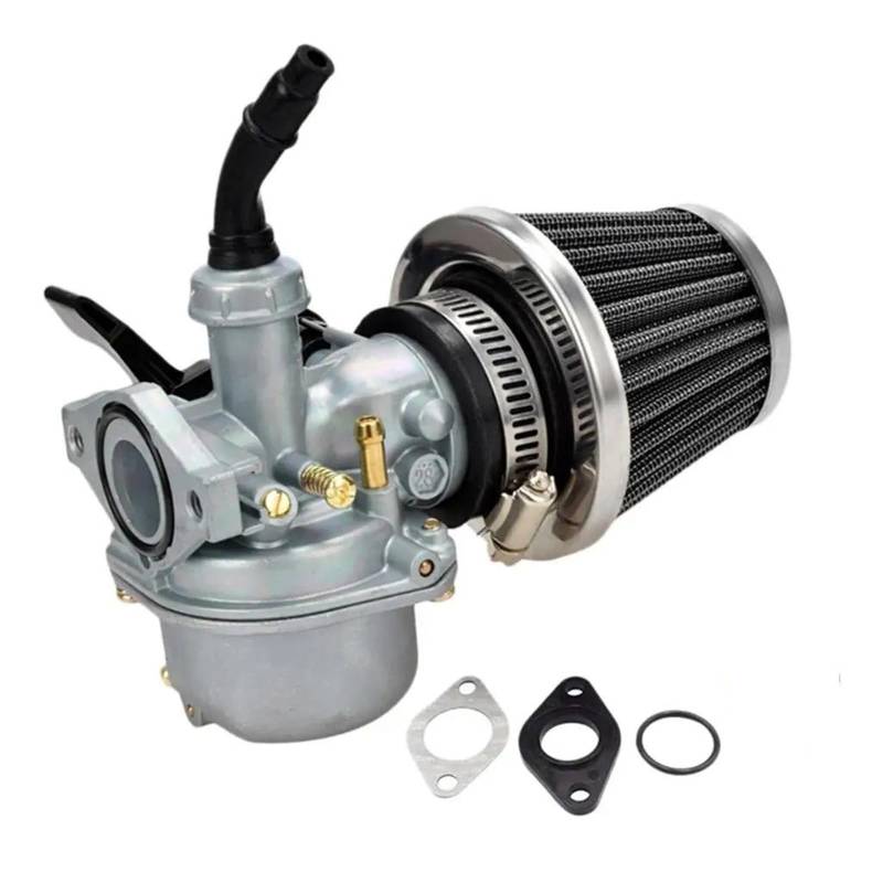 Vergaser Motor Für 110 Cc 125 Cc 110 Cc 125 Cc Dirt Bike PZ19 Vergaser Mit 35 Mm Luftfilter Passend Motorrad Carburetor von WANSONGHUI