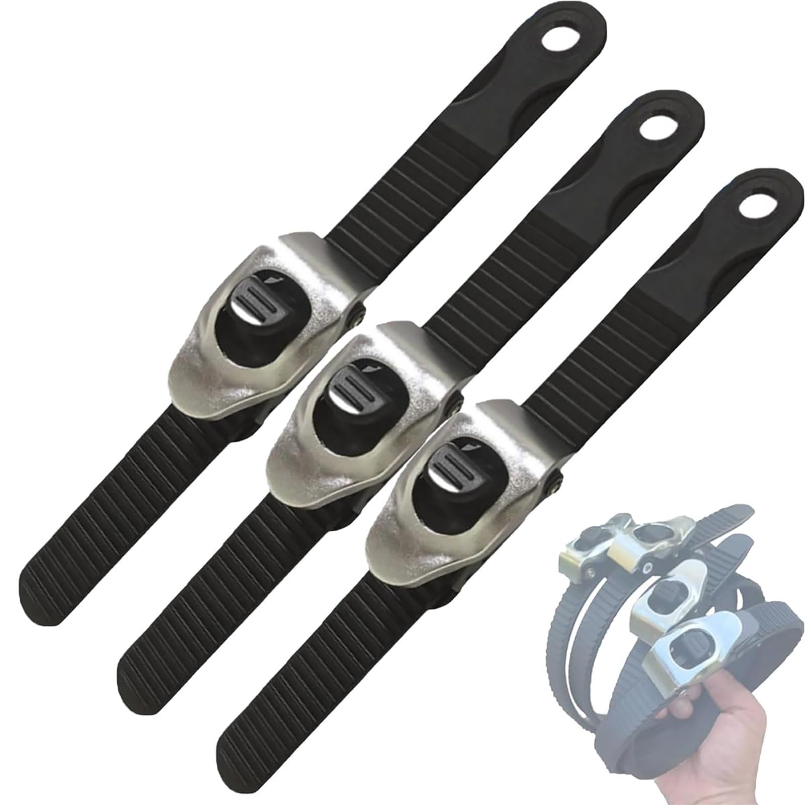 Ultimate Heavy-Duty Grip Lock Strap, Connectable Multipurpose Ratchet Straps, Adjustable Metal Ratchet Buckle, Secure Anything, Anywhere, Reusable Ratchet Tiedown Straps Ultimate Heavy-Duty Grip Lock Strap, Connectable Multipurpose Ratchet Straps, Adjustable Metal Ratchet Buckle, Secure Anything, Anywhere, Reusable Ratchet Tiedown Straps von WANWEN