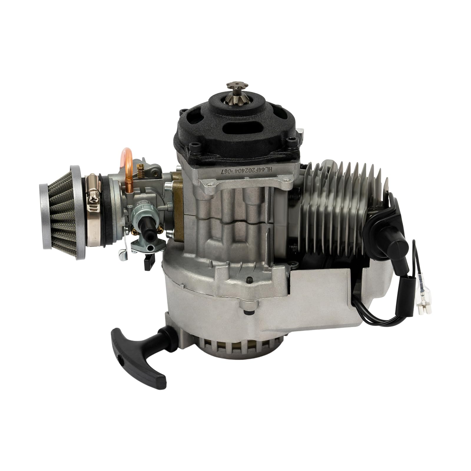 49CC Mini-Motorradmotor, 2-Takt-Einzylindermotor mit elektronischer Zündung und Handstart, max Leistung 1,9KW, für 49CC 2-Takt-Motorradmotor 49CC Mini-Motorradmotor, 2-Takt-Einzylindermotor mit elektronischer Zündung und Handstart, max Leistung 1,9KW, für 49CC 2-Takt-Motorradmotor von WAPHOERTE