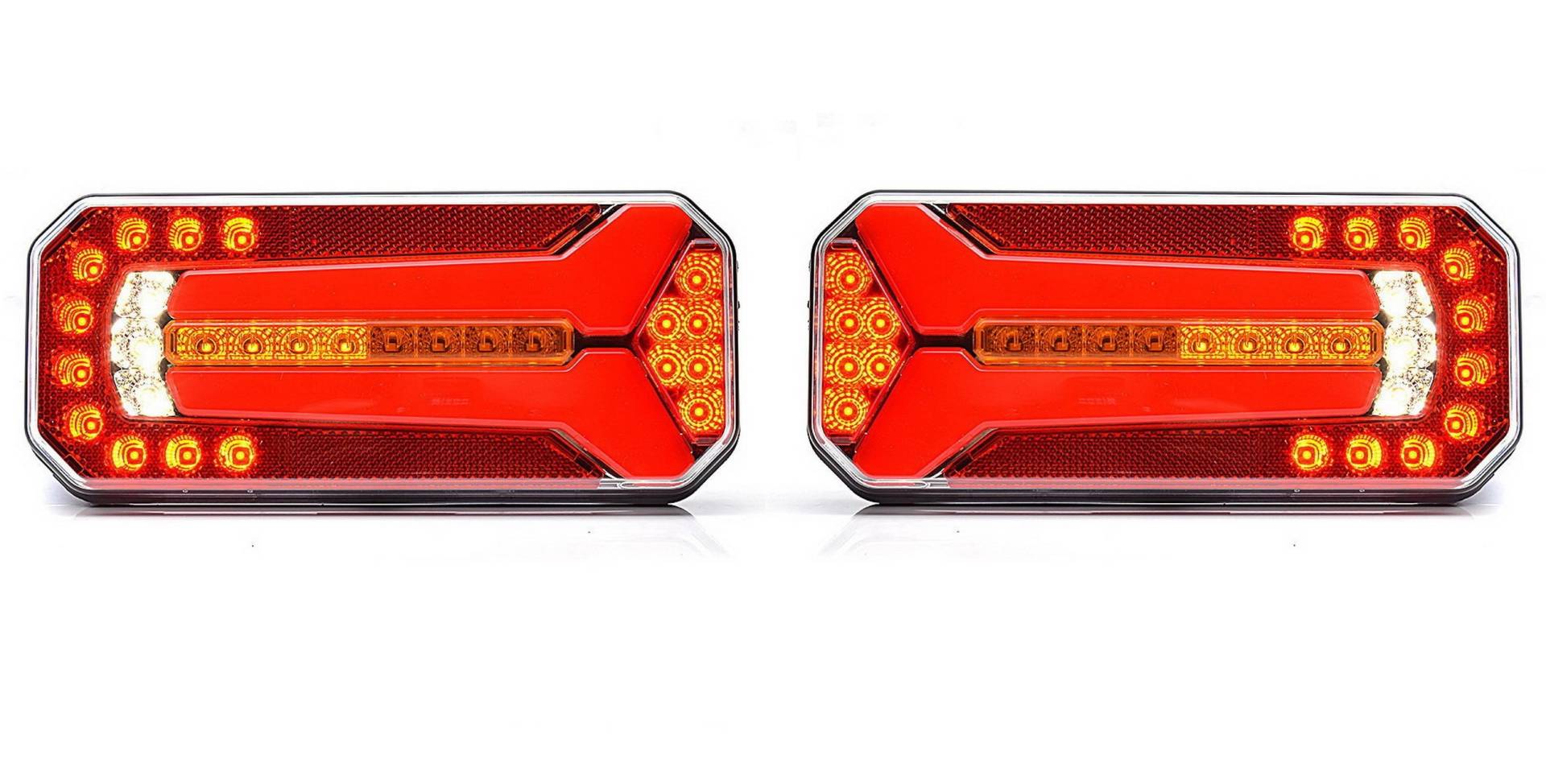 LED-Rücklicht mit dynamischem Blinker, für LKW, Anhänger, LKW, Wohnmobil, 12 V, 24 V, E-Prüfzeichen, hergestellt in der EU LED-Rücklicht mit dynamischem Blinker, für LKW, Anhänger, LKW, Wohnmobil, 12 V, 24 V, E-Prüfzeichen, hergestellt in der EU von WAS IST WAS