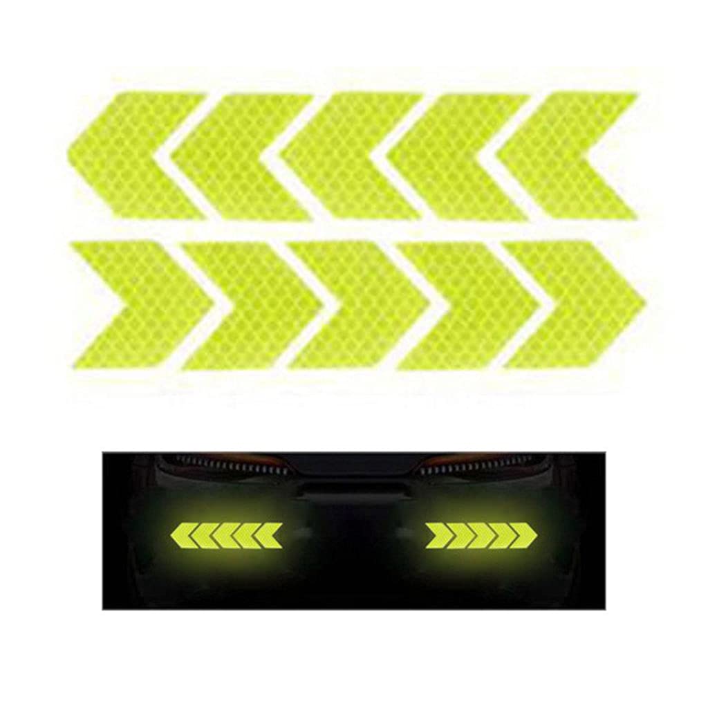 WASTEBIN 10Pcs Auto Für Pfeil Dekorative Aufkleber Außen Für Band Reflektierende Anti Kollision Warnung Streifen Für Au WASTEBIN 10Pcs Auto Für Pfeil Dekorative Aufkleber Außen Für Band Reflektierende Anti Kollision Warnung Streifen Für Au von WASTEBIN