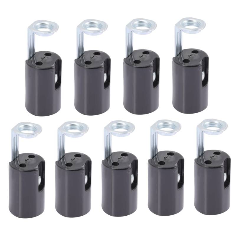 WATIIFUFU 9 Pcs Bakelit Lampe Basis Steckdosen E14 Licht Buchse Kronleuchter Lampe von WATIIFUFU