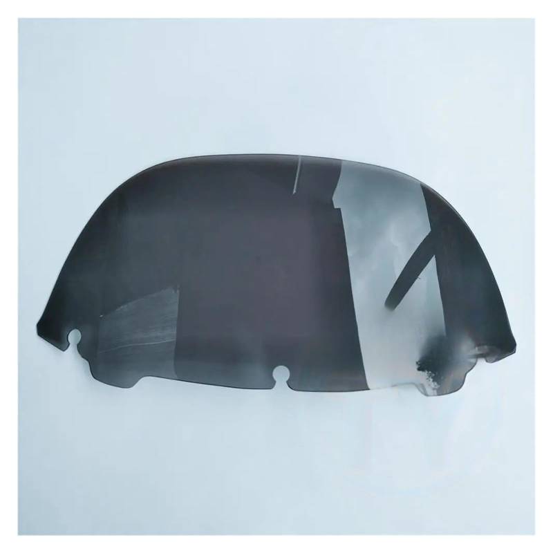 Windschutzscheibe Motorräder 10" Wave Motorrad Für Ha&rley Touring Street Glide Electra Ultra Classic 96-13 Spoiler Windabweiser Windschutzscheibe Windschutzscheibe von WBFLZTYOP