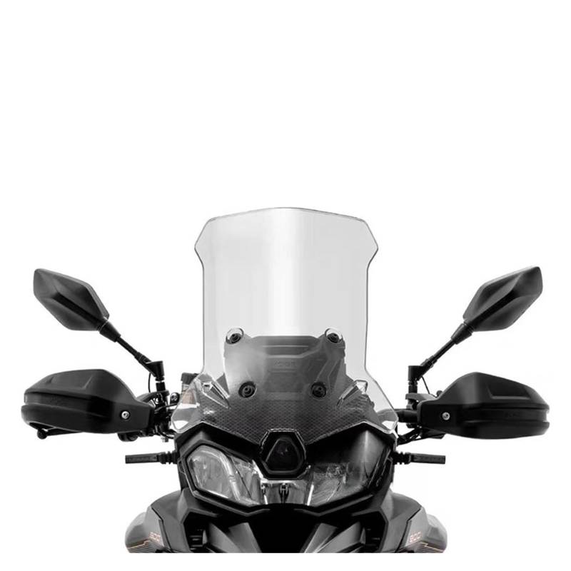 Windschutzscheibe Motorräder ERHÖHTE WINDSCHUTZSCHEIBE Motorrad-Bildschirm Windschutzscheibe Für Loncin VOGE Valico 900 DSX DS 900 X DS900X Erhöhen Sie Den Windschutzabweiser von WBFLZTYOP