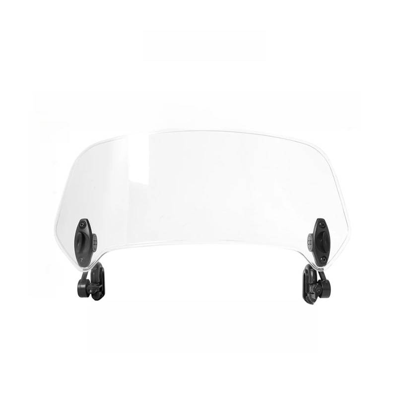 Windschutzscheibe Motorräder Für Alle Motorradmodelle. Windschutzscheibenverlängerung, Verstellbarer Spoiler, Für Anklemmen An Den Windschutzscheibenabweiser von WBFLZTYOP