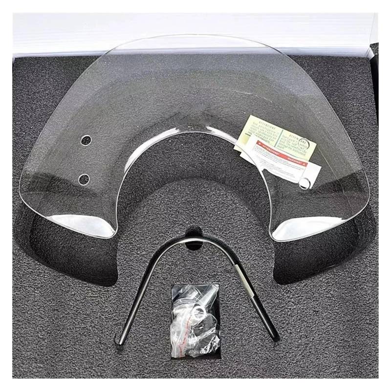 Windschutzscheibe Motorräder Für Pi&aggio Vespa GTS 250 300 Motorrad Transparente Windschutzscheibe Windschutz Luftabweiser Rauch Klar Roller Zubehör von WBFLZTYOP
