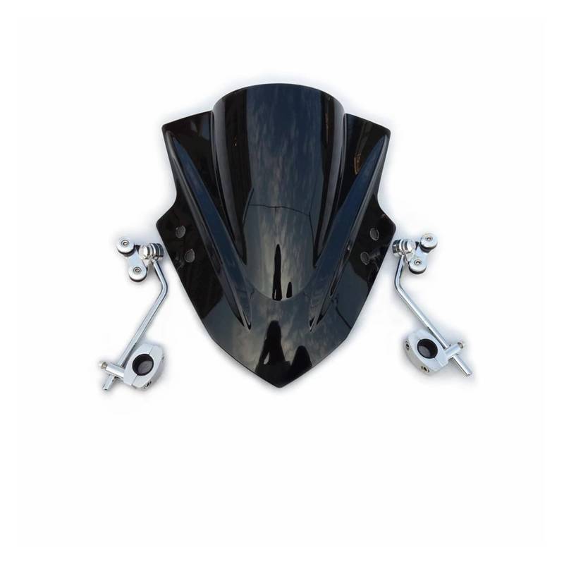 Windschutzscheibe Motorräder Für Suzuki GSX S 125 GSX S 150 GSXS 125 GSXS 150 Moto Windschutzscheibe Einstellbare Universal Windschutzscheibe Spoiler Verlängerung Deflektor von WBFLZTYOP