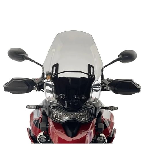 Windschutzscheibe Motorräder Für Triumph Tiger 850 900 2020 2021 2022 2023 Motorrad Touring Windschutzscheibe Windschutz Windabweiser Transparent Schwarz von WBFLZTYOP