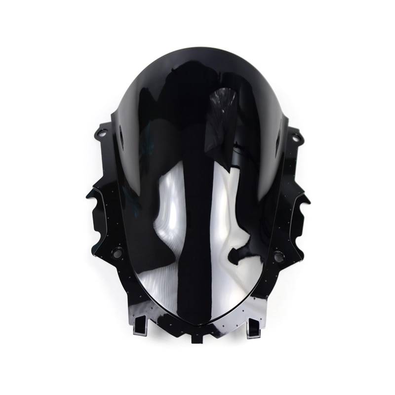 Windschutzscheibe Motorräder Für Ya&maha YZF R25 R3 2019 2020 Rauch Schwarz Double Bubble Windschutzscheibe Spoiler Zubehör Wind Deflectore Windschutzscheibe von WBFLZTYOP