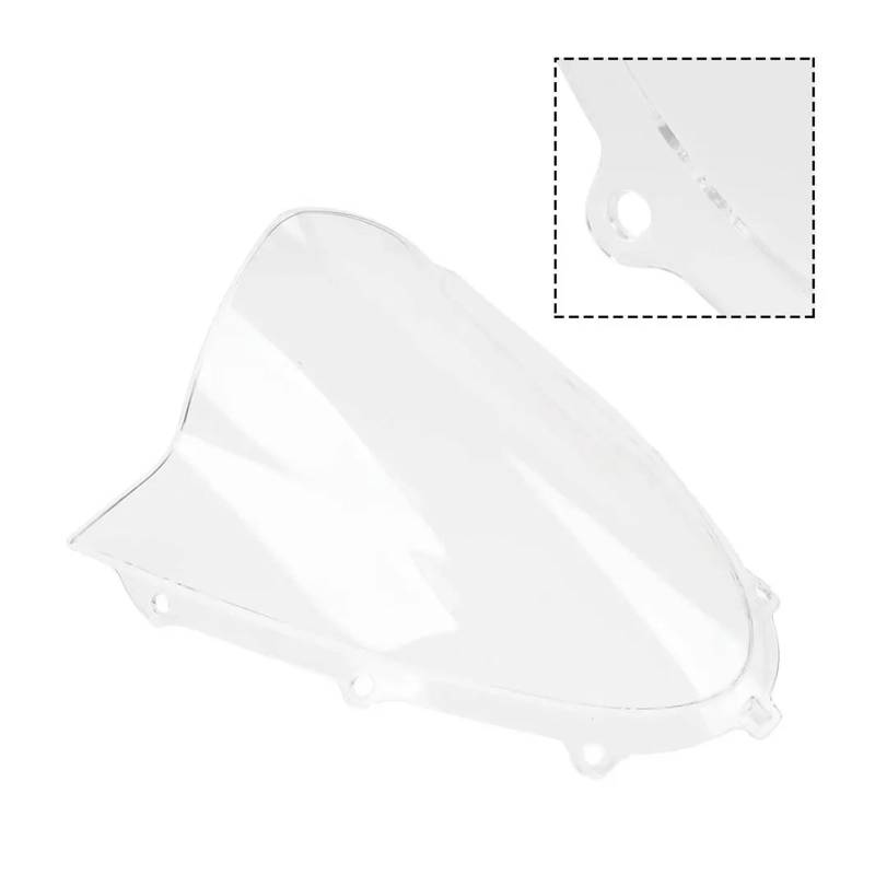 Windschutzscheibe Motorräder Motorrad Windschutzscheibe Double Bubble Windabweiser Für Suzuki GSXR 125 150X GSXR125 GSXR150 2018 2019 2020 2021 2022 von WBFLZTYOP