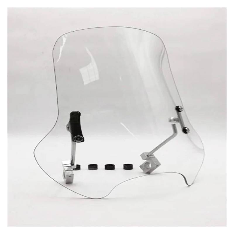 Windschutzscheibe Motorräder Universal Motorrad Windschutzscheibe Windschutzscheibe PC Material Modifizierte Windschutzscheibe Modifizierte Frontscheibe Anzug Für 95% Motorrad von WBFLZTYOP
