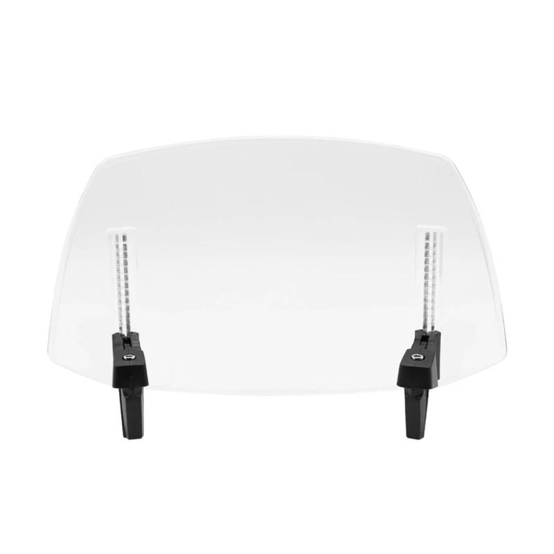 Windschutzscheibe Motorräder Universelle Motorrad-Windschutzscheibenverlängerung, Verstellbarer Clip Windschutzscheiben-Spoiler, Windabweiser, Kompatibel Für MT07 R1 R3 TMAX530 von WBFLZTYOP