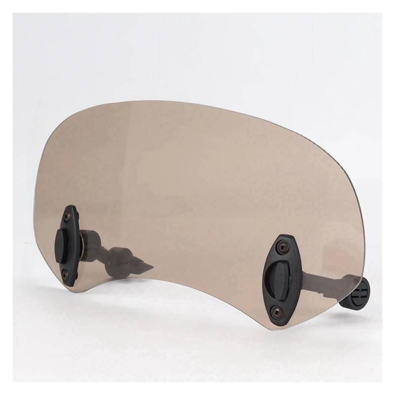 Windschutzscheibe Motorräder Universelle Motorrad-Windschutzscheibenverlängerung, Verstellbarer Spoiler, Anklemmen Windschutzscheibenabweiser, Geeignet Für Alle Motorradmodelle von WBFLZTYOP