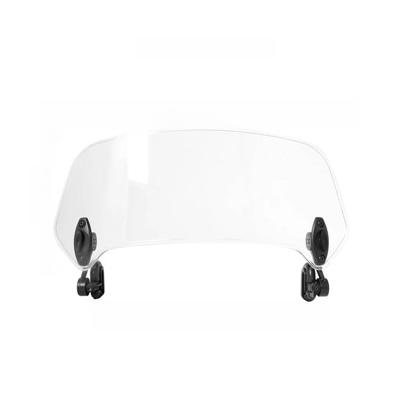 Windschutzscheibe Motorräder Universeller Motorrad-Windschutzscheiben-Verlängerungs-Verstellbarer Spoiler-Klemm-Windschutzscheibenabweiser, Geeignet Für Alle Motorradmodelle von WBFLZTYOP