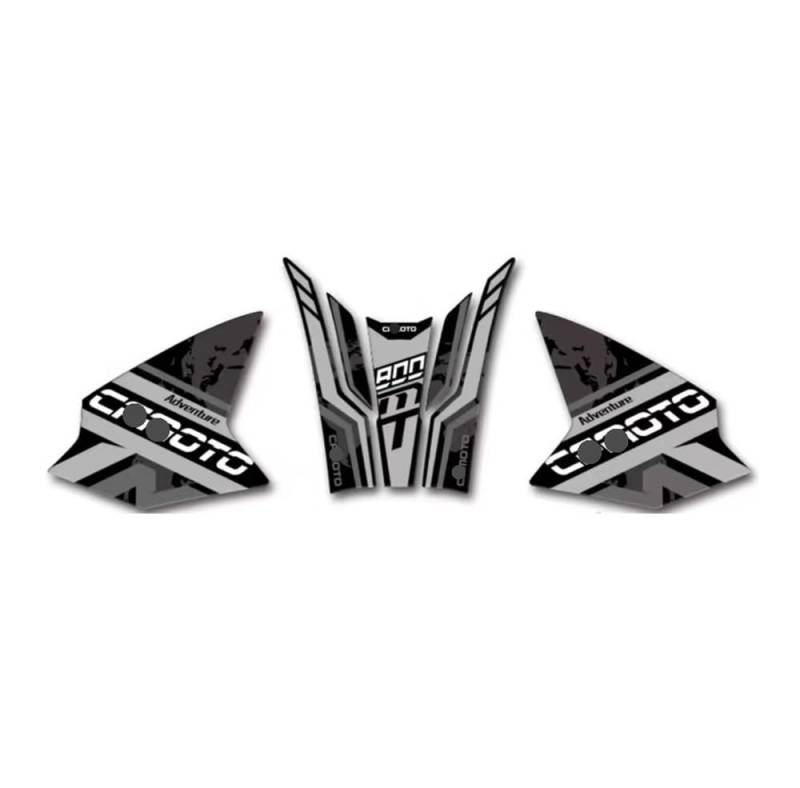 Motorrad Tank Pads Für CFMOTO 800MT Knie Pad Grip Pad Tank Griffe Aufkleber Aufkleber Protector 800MT Aufkleber Kraftstoff Tank Pad Motorrad Seite von WBGDUIFLAS