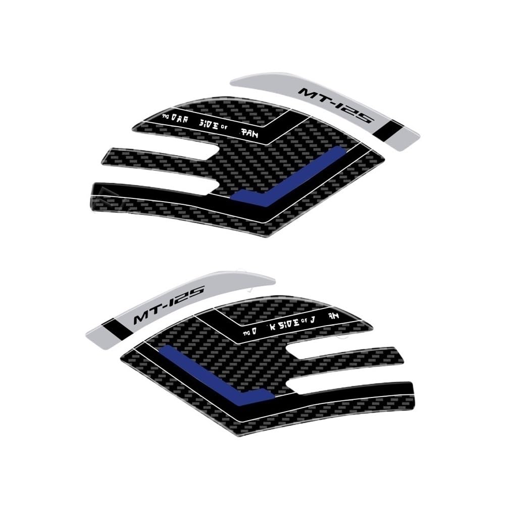 Motorrad Tank Pads Für Ya&maha MT125 MT125 2020-2023 Harz Motorrad Tank Side Pad Aufkleber Wasserdicht Anti-Scratch Protector Motorrad Tank Pads Für Ya&maha MT125 MT125 2020-2023 Harz Motorrad Tank Side Pad Aufkleber Wasserdicht Anti-Scratch Protector von WBGDUIFLAS