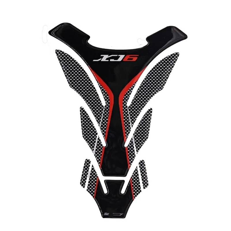 WBGDUIFLAS Motorrad Tank Pads Für Ya&maha XJ6 Diversion SP ABS Tank3D Universal Motorrad Tank Pad Protector Aufkleber Aufkleber Fall von WBGDUIFLAS