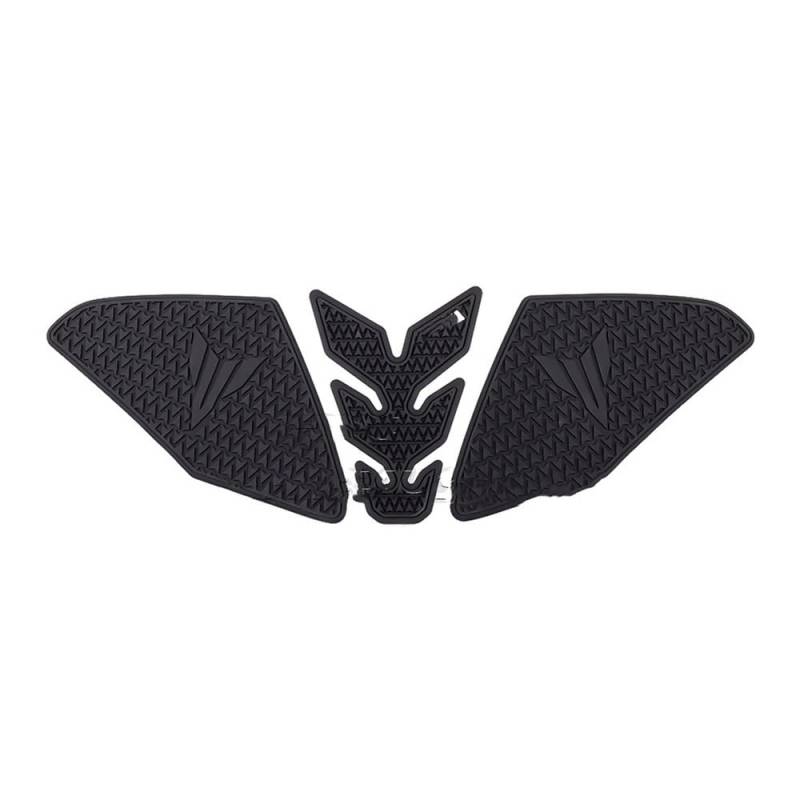 Motorrad Tank Pads Tankpad Motorradzubehör Kraftstofftankpad Für Ya&maha MT-09 MT09 2024 2025 MT-09 2024 Rutschfestes Seitliches Kraftstofftank-wasserdichtes Pad von WBGDUIFLAS