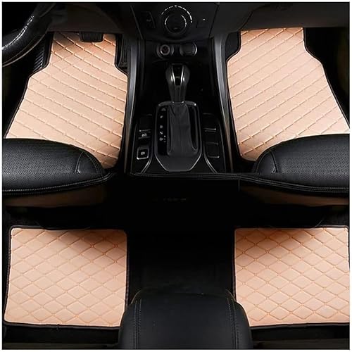 4Stück Leder Auto Fußmatten Für Aston Martin DBX 2020 2021 2022 2023 2024 2025+, Allwetter rutschfeste wasserdichte Auto Set Accesorios,All Beige 4Stück Leder Auto Fußmatten Für Aston Martin DBX 2020 2021 2022 2023 2024 2025+, Allwetter rutschfeste wasserdichte Auto Set Accesorios,All Beige von WBLLDP