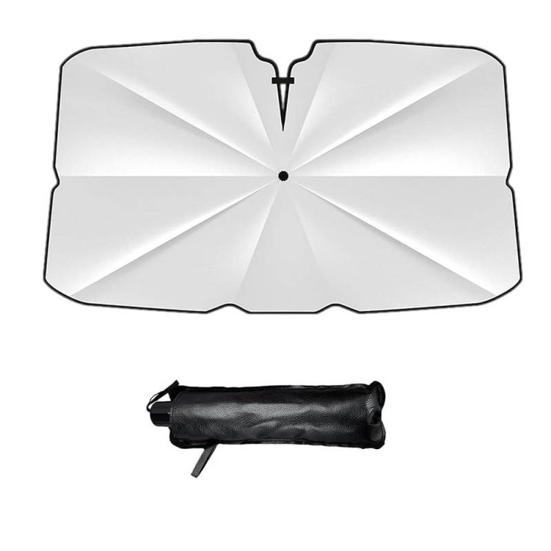 Auto Sonnenschutz Frontscheibe Für VW Arteon/Arteon R 2020–2023, Faltbar Auto Sonnenschirm Effizienter UV Schutz Auto Zubehör,C 125 * 65cm-2 von WBLLDP