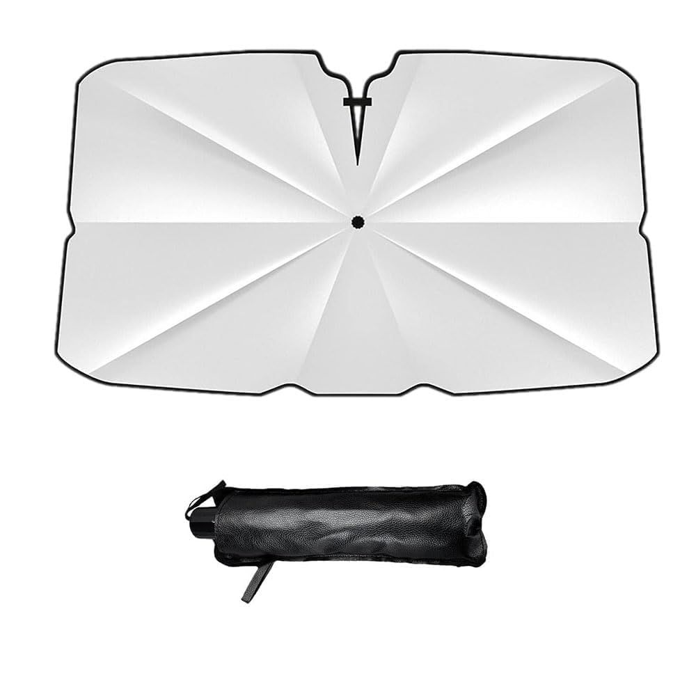 Auto Sonnenschutz Frontscheibe Für VW ID.5 GTX 2022-, Faltbar Auto Sonnenschirm Effizienter UV Schutz Auto Zubehör,C 125 * 65cm-2 Auto Sonnenschutz Frontscheibe Für VW ID.5 GTX 2022-, Faltbar Auto Sonnenschirm Effizienter UV Schutz Auto Zubehör,C 125 * 65cm-2 von WBLLDP