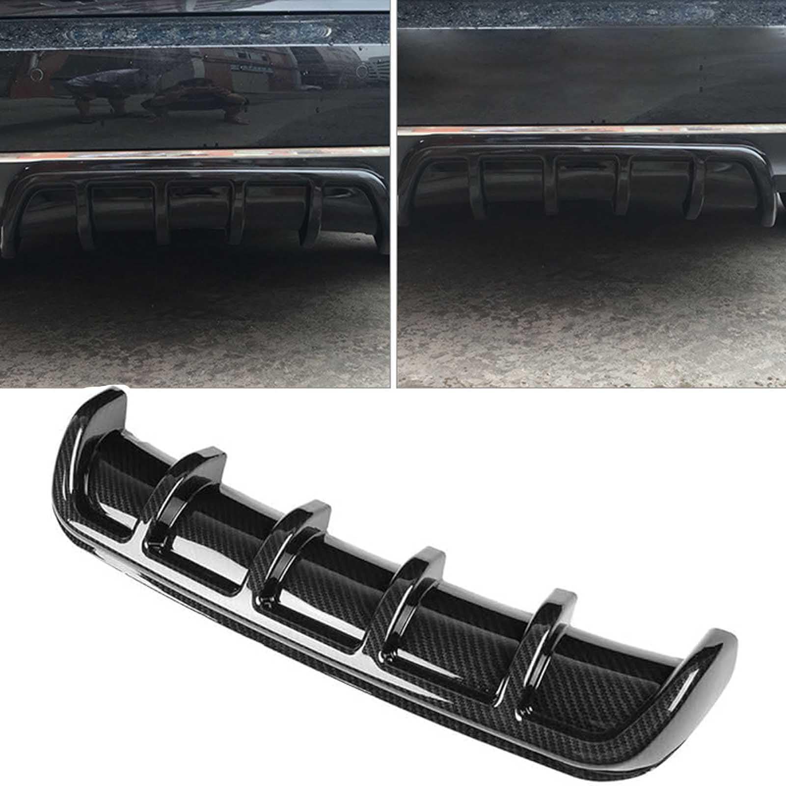 WBQdzsw Auto Heckstoßstange Spoiler für BMW X6 E71 E72 2007-2014, Carbon Fiber Heckstoßstange Diffusor, Schwarz, Kohlenstofffaser, Einschraubbar WBQdzsw Auto Heckstoßstange Spoiler für BMW X6 E71 E72 2007-2014, Carbon Fiber Heckstoßstange Diffusor, Schwarz, Kohlenstofffaser, Einschraubbar von WBQdzsw