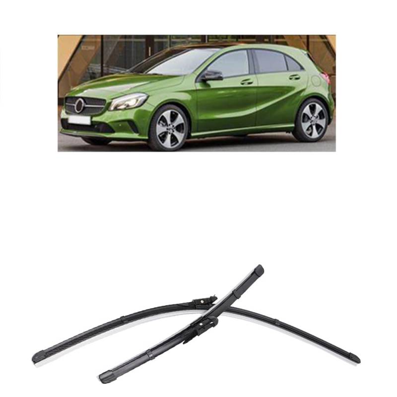Frontscheibenwischer für Mercedes A-Class A160 A180 A200 A250 A45 W176 24" 19", Autowischer-Frontwischerblätter Windschutzscheibe sauberes Fenster Auto-Regenbürsten von WBWBB