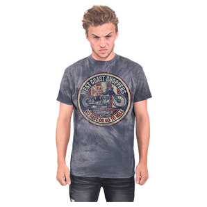 WCC 1972 Drags T-Shirt Vintage Blau West Coast Choppers von West Coast Choppers