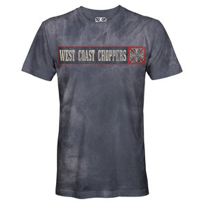 WCC Banner Tee T-Shirt Blau West Coast Choppers von West Coast Choppers