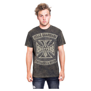 WCC Hells Guardians, T-Shirt Grau West Coast Choppers von West Coast Choppers