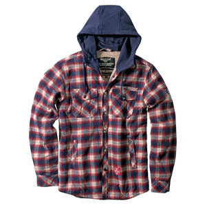 WCC Sherpa Flanelljacke Blau Rot Weiss West Coast Choppers von West Coast Choppers