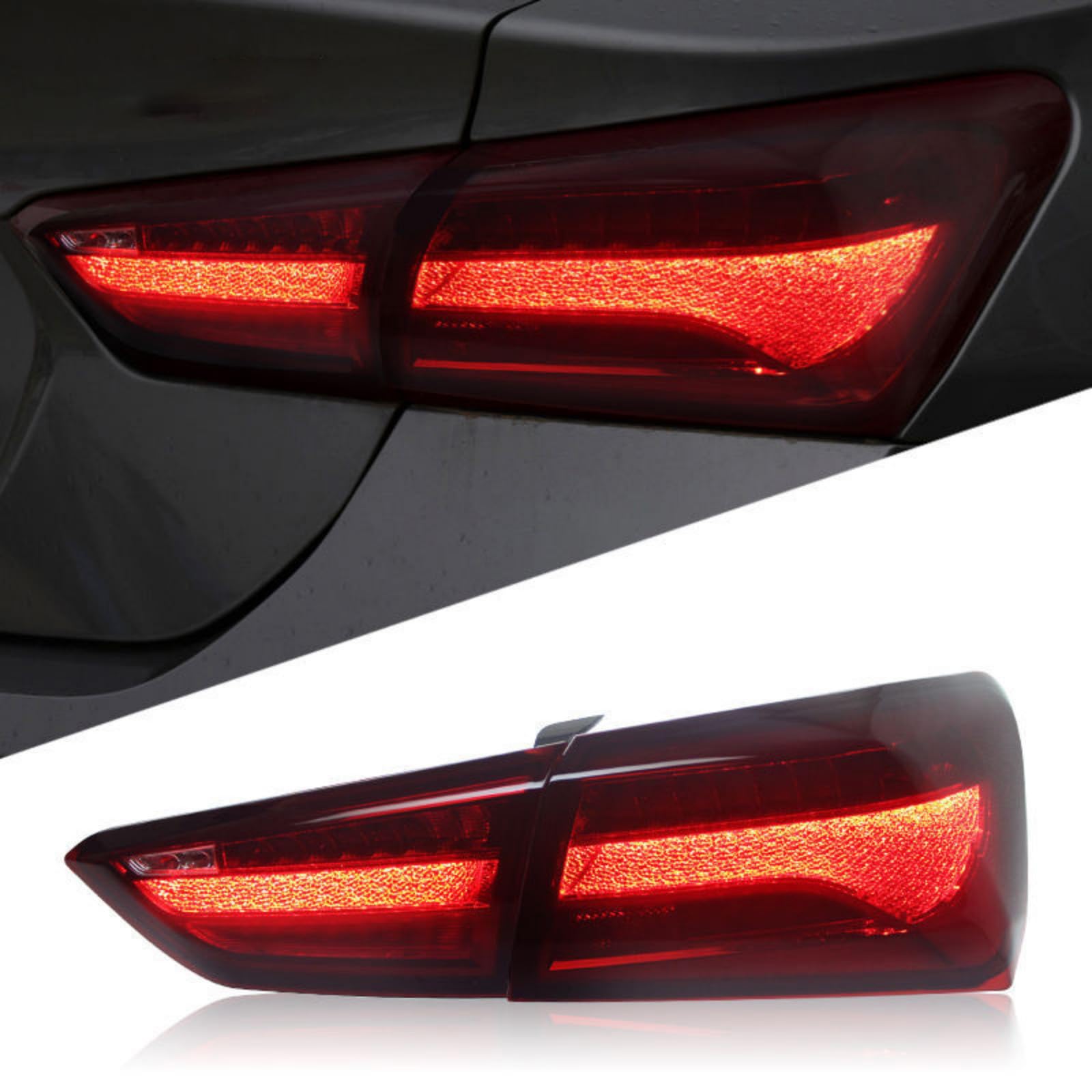 WCSMHYW Auto Anhänger Rückleuchten für Malibu XL 2016 2017 2018 2019 2020 2021 2022 2023, Multifunktion Anhänger Beleuchtung Bremsleuchte Sicherheit Licht, Auto Zubehör WCSMHYW Auto Anhänger Rückleuchten für Malibu XL 2016 2017 2018 2019 2020 2021 2022 2023, Multifunktion Anhänger Beleuchtung Bremsleuchte Sicherheit Licht, Auto Zubehör von WCSMHYW