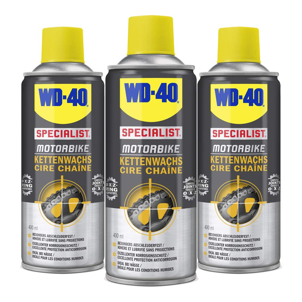 WD-40 Set Specialist Motorbike Kettenwachs 400ml (3) von WD-40 Motorbike