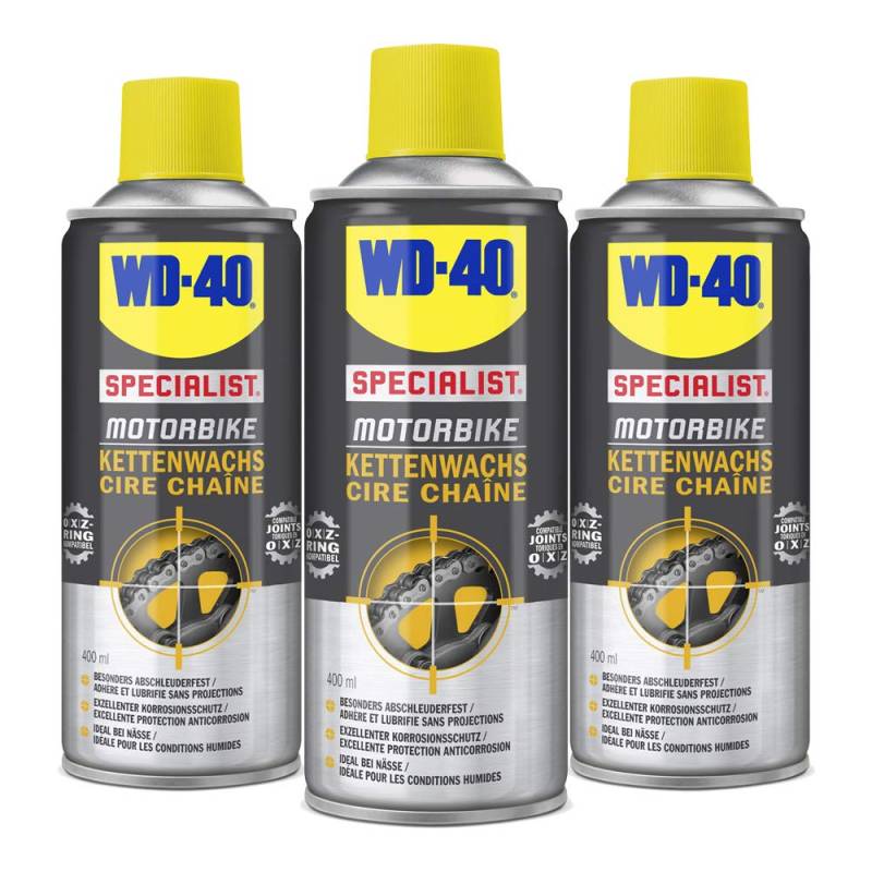 WD-40 Set Specialist Motorbike Kettenwachs 400ml (3) von WD-40 Motorbike