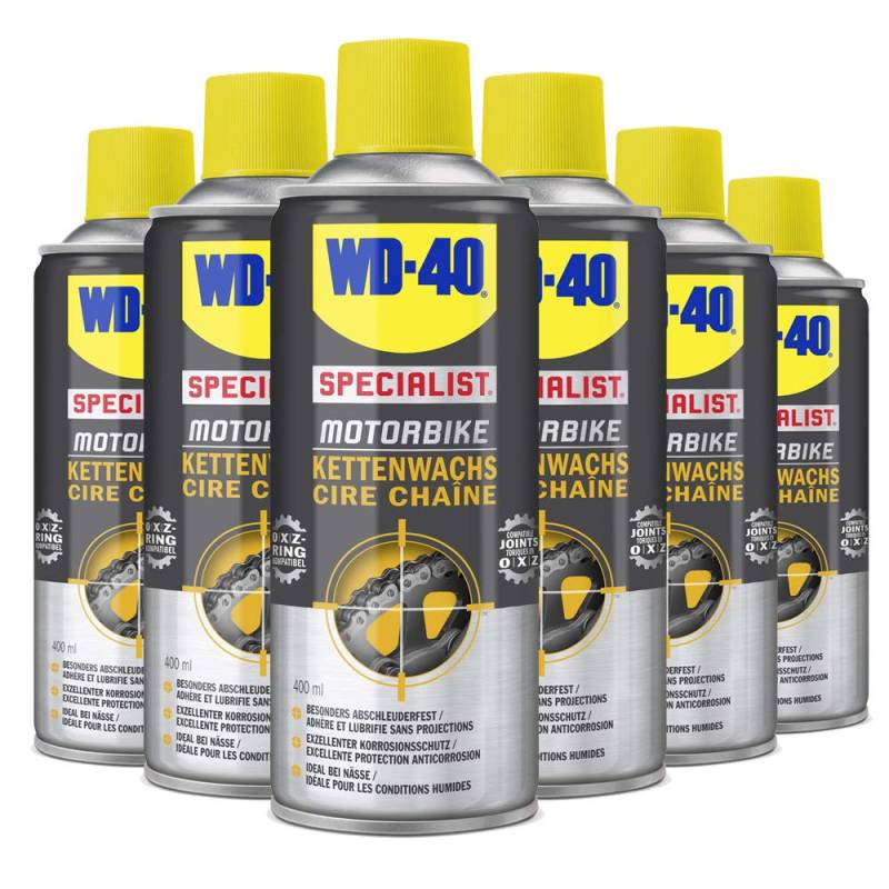 WD-40 Set Specialist Motorbike Kettenwachs 400ml (6) von WD-40 Motorbike