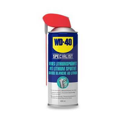 Wd-40 1x 400ml Weißes Lithiumsprühfett [Hersteller-Nr. 49390/25NBA] von WD-40