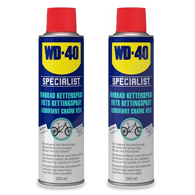 Wd-40 2x 250ml Fahrrad Kettenspray [Hersteller-Nr. 49703/NBA] von WD-40