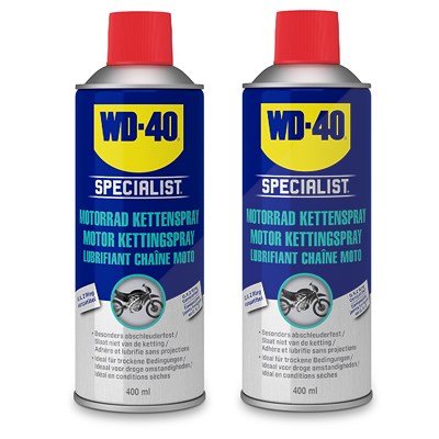 Wd-40 2x 400ml Motorrad Kettenspray [Hersteller-Nr. 56786/46NBA] von WD-40