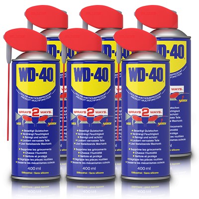 Wd-40 6x 400ml Smart Straw Multifunktionsprodukt [Hersteller-Nr. 49425] von WD-40