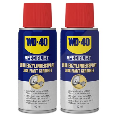 Wd-40 2x 100ml Schließzylinderspray [Hersteller-Nr. 49462/NBA] von WD-40