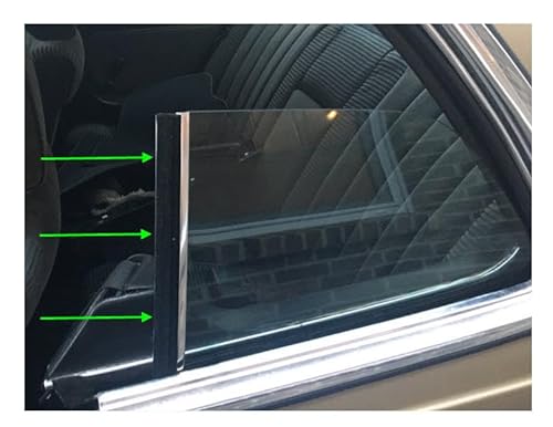 Vertikale Abdichtung Fondfenster Seitenfenster hinten für Mercedes-Benz W123 C123 CE CD Coupé A1236730024 von WDB-TEILE