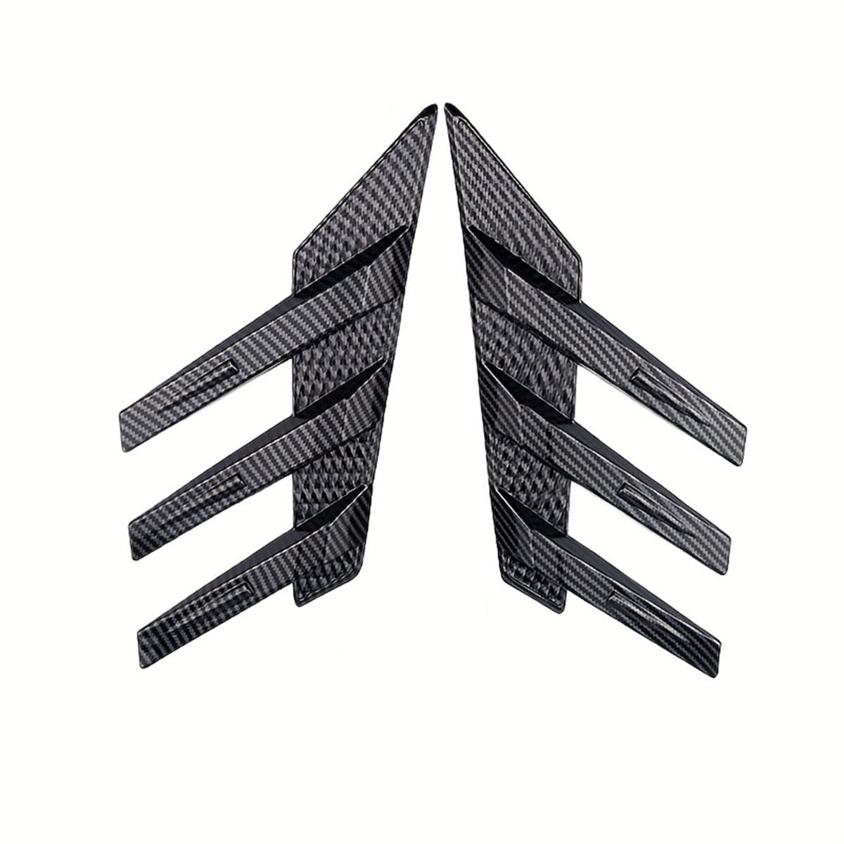 2 Stück Fensterspoilerabdeckungen, kompatibel mit BMW 1 3 5 6 Z4 X1 X3 X5 Series E46 E60 E61 E63 E64 E70 E71 E72, Zubehör für die Heckscheibe,Carbon Fibre 2 Stück Fensterspoilerabdeckungen, kompatibel mit BMW 1 3 5 6 Z4 X1 X3 X5 Series E46 E60 E61 E63 E64 E70 E71 E72, Zubehör für die Heckscheibe,Carbon Fibre von WDDZTMNB