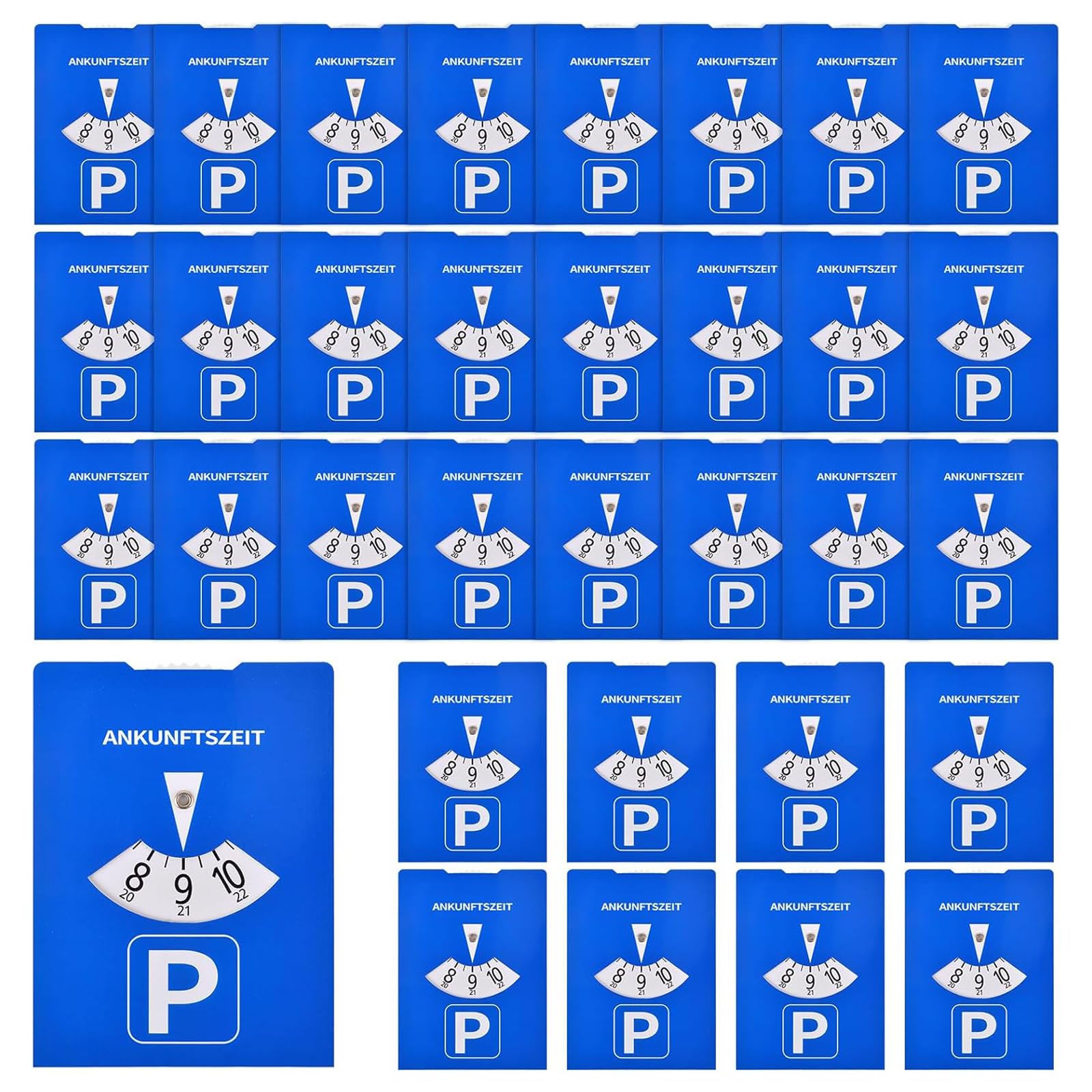 WDFCN 30 Stück Parkscheibe Auto 11x15cm Parkscheibe Pappe BlauParkuhr Parking Disc für KFZ Auto Parken Park Scheibe Parkuhr aus Pappe WDFCN 30 Stück Parkscheibe Auto 11x15cm Parkscheibe Pappe BlauParkuhr Parking Disc für KFZ Auto Parken Park Scheibe Parkuhr aus Pappe von WDFCN