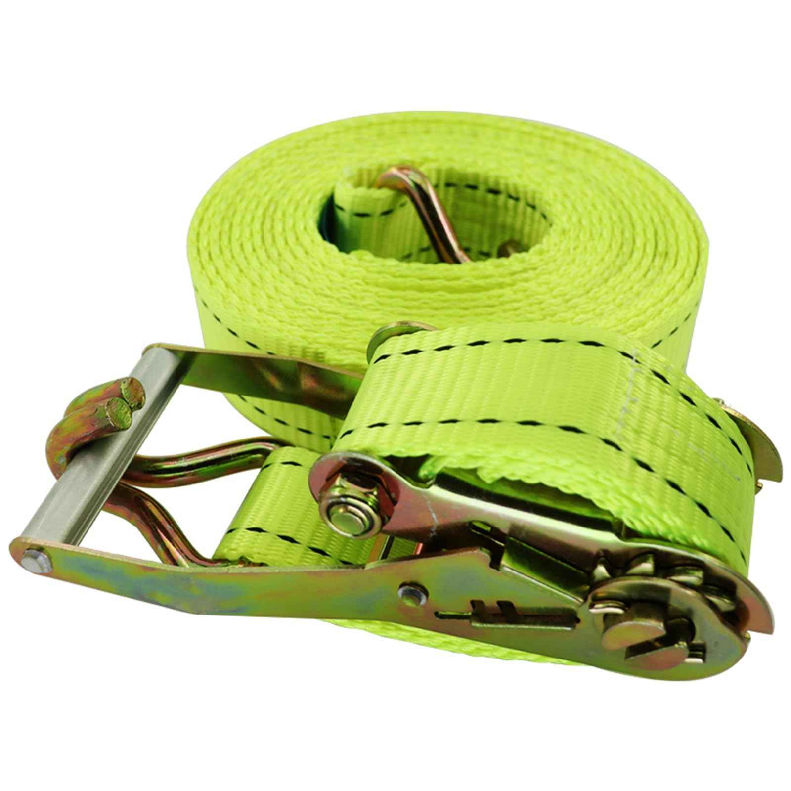Spanngurte Correas de Trinquete Con Ganchos de Alta Resistencia, 8T Carga de Camión Correas de Amarre para Logística y Transporte/Camiones de Mudanzas/Fijación de Cajas(L - 18m) von WDJBPSH