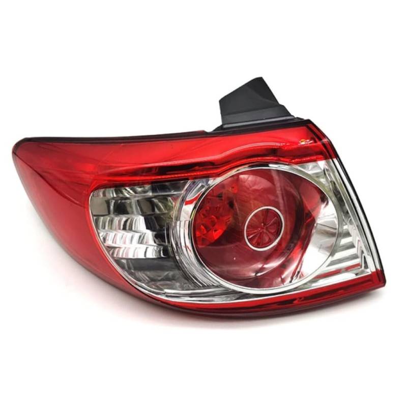 WDRFHTG Rücklichter für Hyundai Santa Fe 2010-2012, Rückleuchten Autorücklichter Bremsbremsleuchte Rückleuchten Nebelscheinwerfer Standlicht Autozubehör,C/Left Outside von WDRFHTG