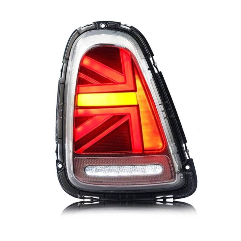 WDRFHTG Rücklichter für Mini Cooper R56 R57 R58 R59 2007-2010, Rückleuchten Autorücklichter Bremsbremsleuchte Rückleuchten Nebelscheinwerfer Standlicht Autozubehör,A/Left von WDRFHTG